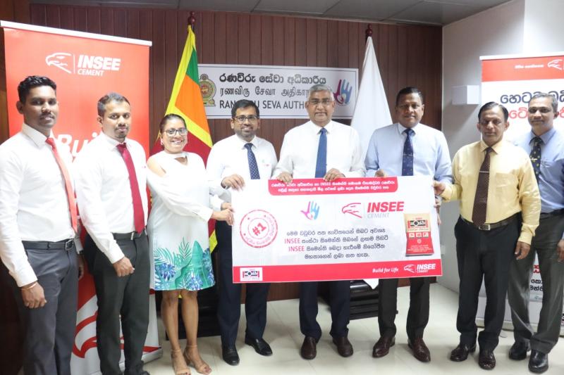 INSEE Cement and the Ministry of Defence join hands to provide concessionary cement to Sri Lanka’s war veterans and their families.