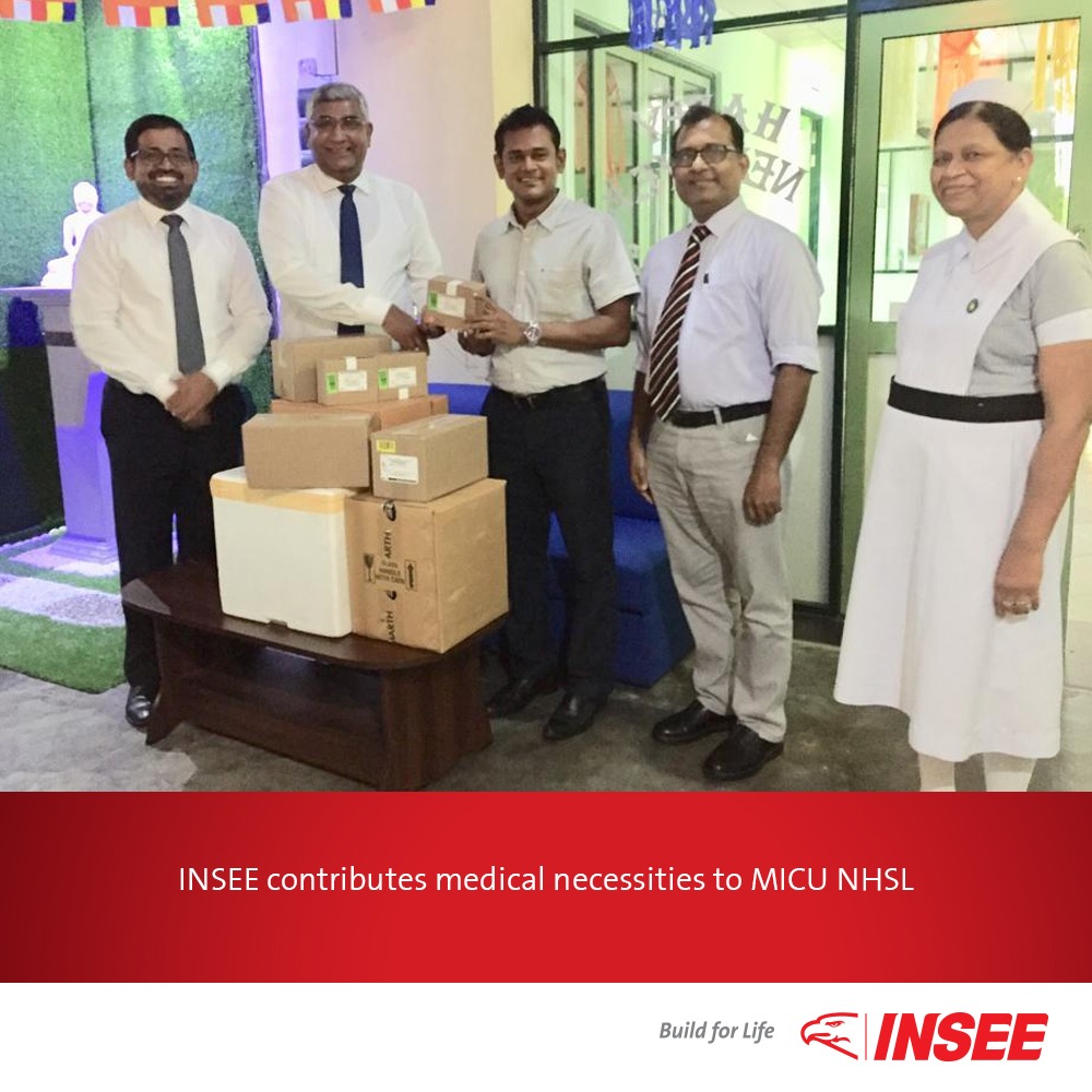 INSEE Contributes to the National Hospital of Sri Lanka