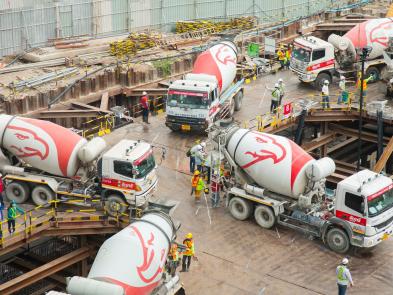 INSEE Concrete Completes Largest Bank of Ayudhya Mat Foundation Pouring in Our History