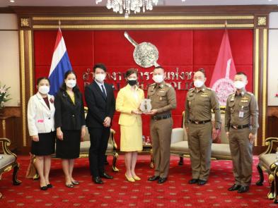 SCCC’s INSEE Green School Project awarded an honorary plaque by Royal Thai Police