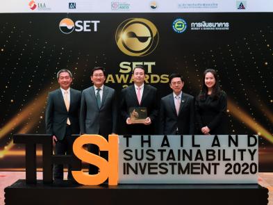 SCCC Receives Thailand Sustainability Investment Award 2020