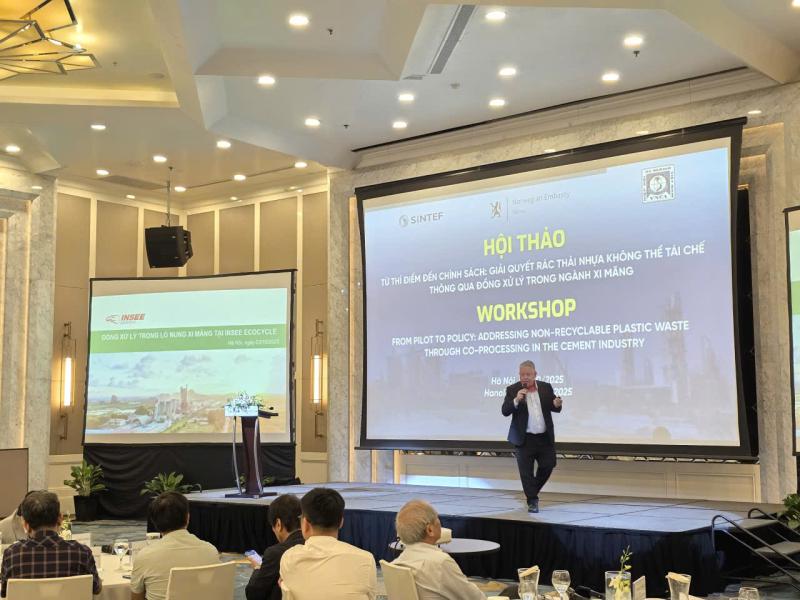 INSEE PARTICIPATED AND PRESENTED AT THE OPTOCE WORKSHOP NAMED “FROM PILOT TO POLICY: ADDRESSING NON-RECYCLABLE PLASTIC WASTE THROUGH CO-PROCESSING IN THE CEMENT INDUSTRY”, ORGANIZED BY THE ROYAL NORWEGIAN EMBASSY AND SINTEF.