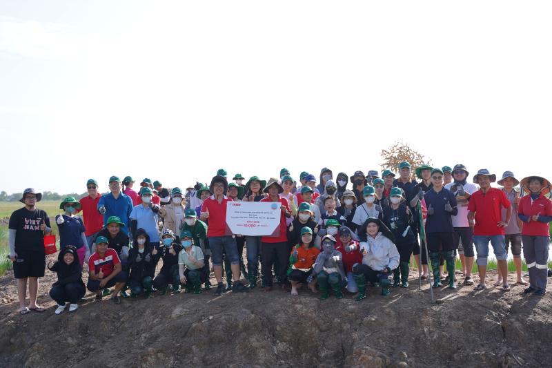 INSEE VIỆT NAM TÀI TRỢ 10.000 CÂY TRÀM TA PHỦ XANH KHU BẢO TỒN LOÀI – SINH CẢNH PHÚ MỸ