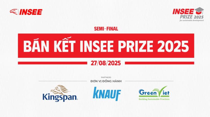 VÒNG BÁN KẾT INSEE PRIZE 2025 NƠI SINH VIÊN KIẾN TẠO NHỮNG CÔNG TRÌNH BỀN VỮNG CHO CỘNG ĐỒNG