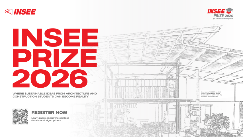 KHỞI ĐỘNG INSEE PRIZE 2026 MỞ RỘNG CƠ HỘI CHO NHỮNG Ý TƯỞNG CÔNG TRÌNH VÌ CỘNG ĐỒNG